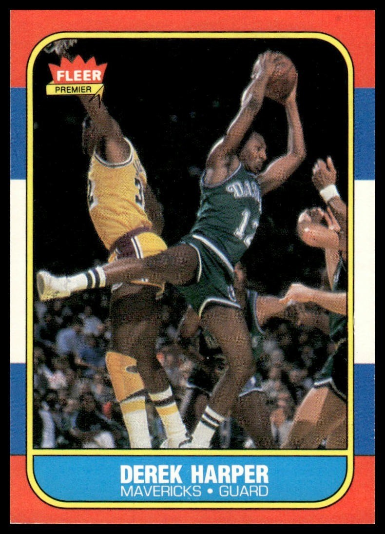 1986-87 Fleer #44 Derek Harper
