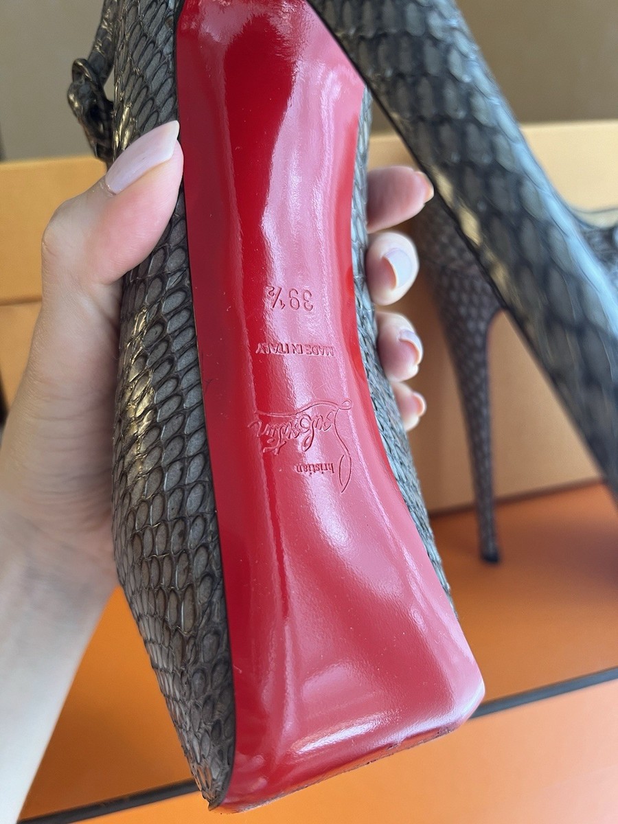Christian Louboutin Python Shoes 39.5 | eBay