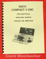 Emco Compact 5 Cnc Metal Lathe Parts Manual 0291 Emco Compact 5 Cnc Metal Lathe Parts Manual 0291
