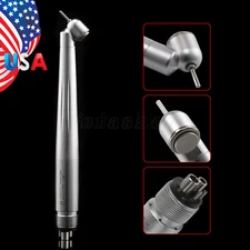 Dental 45 Degree Surgical High Speed Handpiece 4 Hole Rear Exhaust Single