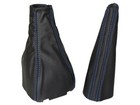 <!--F#f_0-->Gear Handbrake Boot For Holden Tigra 1994-2000 Leather Blue Stitching<!--F/-->