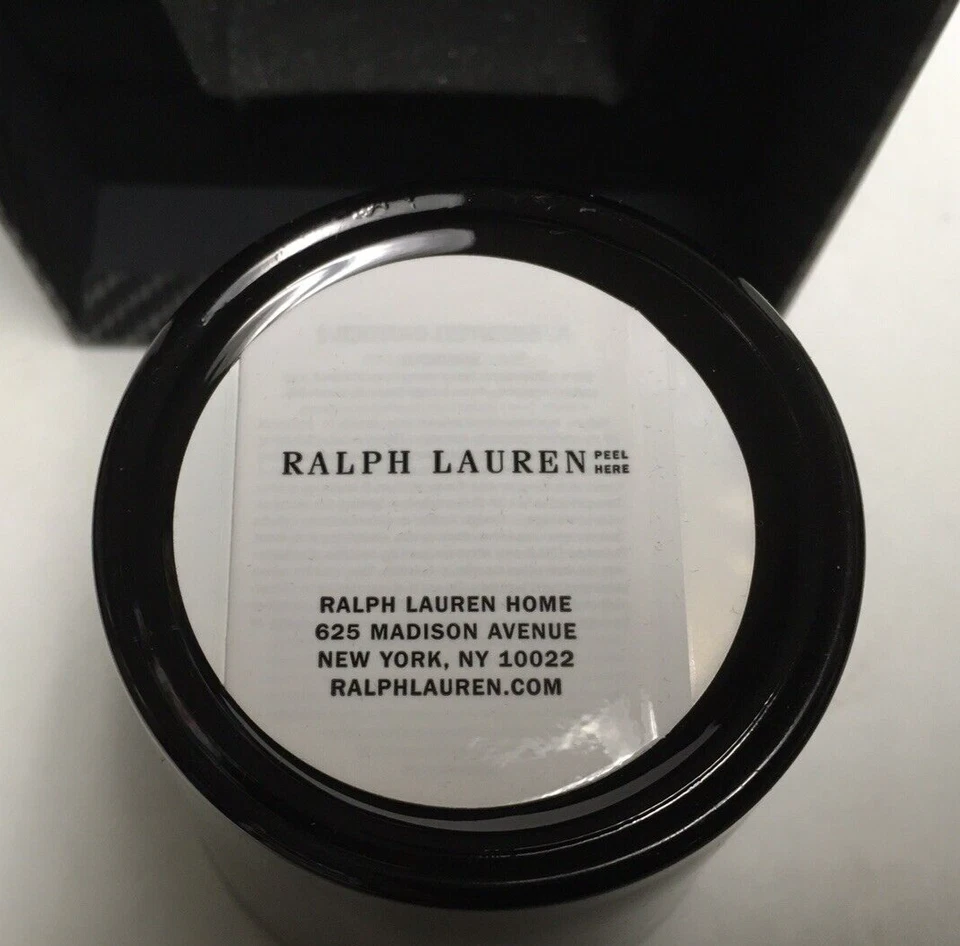 RALPH LAUREN Sutton 9,6 унц - 272 г одиночный фитиль ароматизированная свеча новый в коробке - Изображение 4 из 4