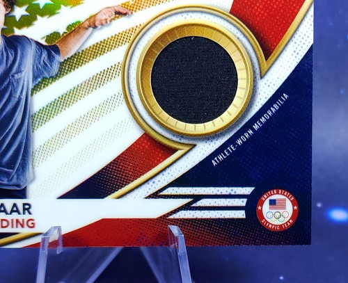 Tom Schaar Gold /50 2024 Topps Chrome Olympic Team USA Skateboarding Memorabilia - Picture 14 of 14