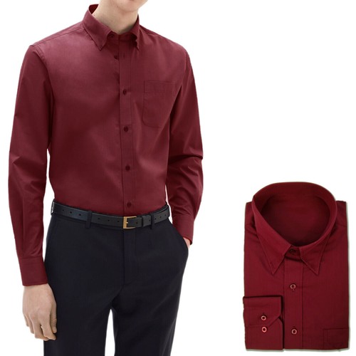 Camicia Uomo Cotone Collo Italiano Con Taschino Regular Fit Comoda Casual VEQUE - Imagen 35 de 35