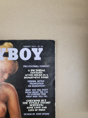 Playboy Magazine Vol. 22 No. 8 August 1975 Lillian Muller Philip Agee