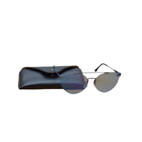 Retrosuperfuture Metallic Handmade Designer Blue Lenses Unisex Sunglasses - Picture 5 of 5