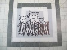 vtg 1990s hip hop  Original art Joe Buck concept logo Da Wolfpack 1C