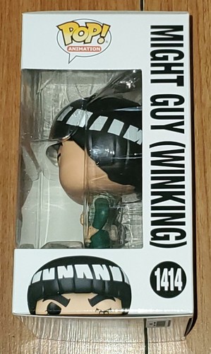 Funko Pop Animation #1414 Might Guy Winking Naruto Shippuden Hot Topic Exclusive - Picture 2 of 6