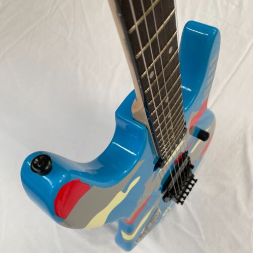 Guitarra Eléctrica Azul SHENFENG Madera Maciza Trémolo Negro Herrajes Logo Personalizado Envío Gratis - Imagen 9 de 16