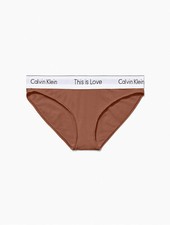 Calvin Klein Women's Plus Cotton This Is Love Bikini Underwear, Aztec, 2X