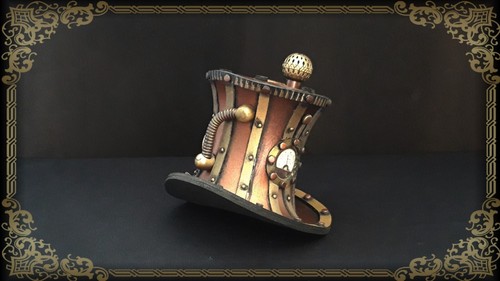 Steampunk Cappello Svasato Cosplay Mini Costume LARP Accessorio Retrò - VEDI VIDEO - Foto 5 di 7