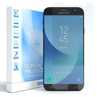 EAZY CASE für Samsung Galaxy J7 (2017) Displayschutz Schutzfolie Hart Glasfolie