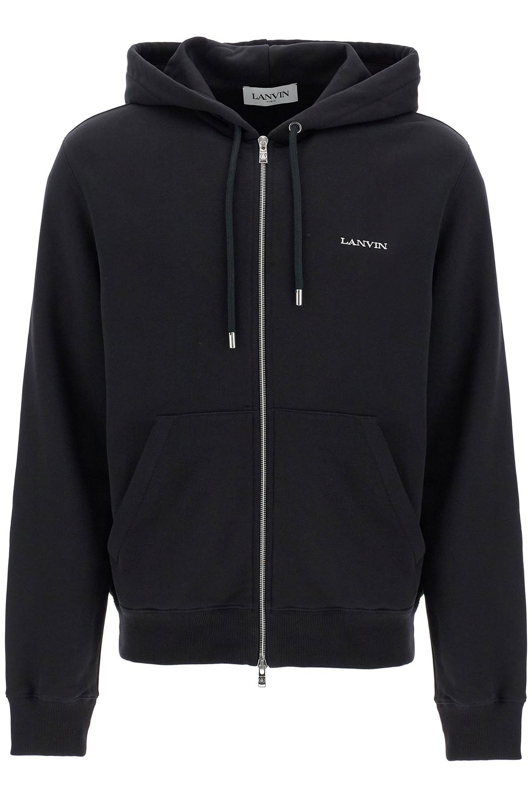 Толстовка на молнии с капюшоном LANVIN Men Tg. M RMHO0006J153A24 10 ЧЕРНАЯ