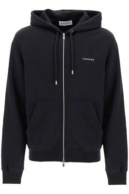 LANVIN｜HOOD/ZIP-UP (RM-HO0009J199-A2310) Lanvin zip-up Hooded Jacket | Black | FARFETCH