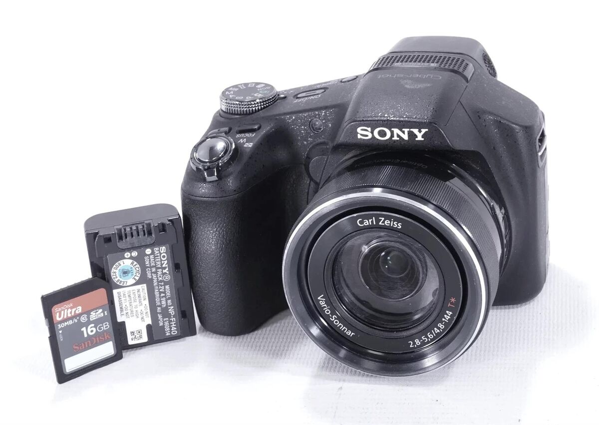 Sony Cyber-shot DSC-HX100V 16.2MP Digital Camera - Black Sony Cyber-shot DSC-HX100V 16.2MP Digital Camera - Black