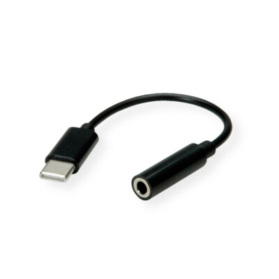 USB Typ C - 3,5mm Audio, Stecker/Buchse, 0,13 m