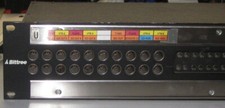 Bittree 2U Custom BIPS-4 Audio Video Data Integrated Patchbay w/Supported Bar