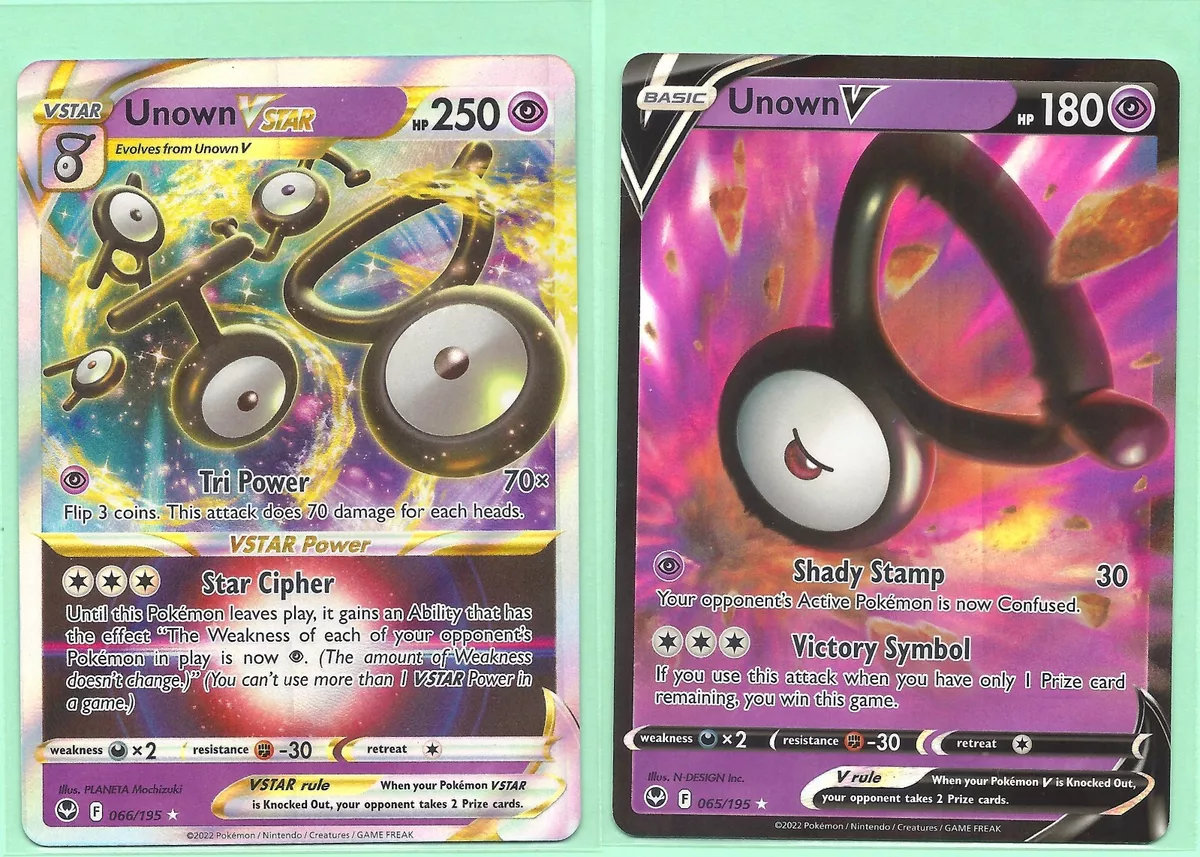 Unown VSTAR - Silver Tempest Pokémon card