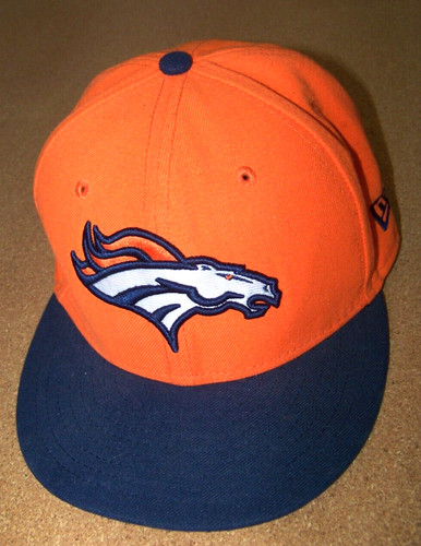 Denver Broncos cap hat adult fitted size 6-3/4 59Fifty New Era NFL c46518