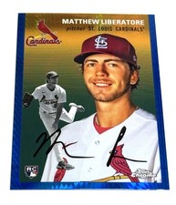 2023 Topps Chrome Platinum  - Blue Prism Refractor #87 Matthew Liberatore (RC)