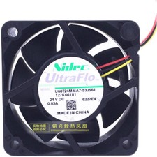 NIDEC U60T24MMA7-53J561 24V 0.03A 6025 6CM 3-Pin Silent Cooling Fan