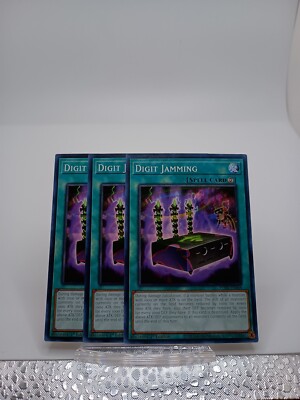 Yugioh! 3x Digit Jamming POTE-EN068 Common 1st Ed NM