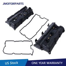 Set(2) Engine Valve Cover w/Gasket For Nissan Frontier Pathfinder Xterra V6 4.0L