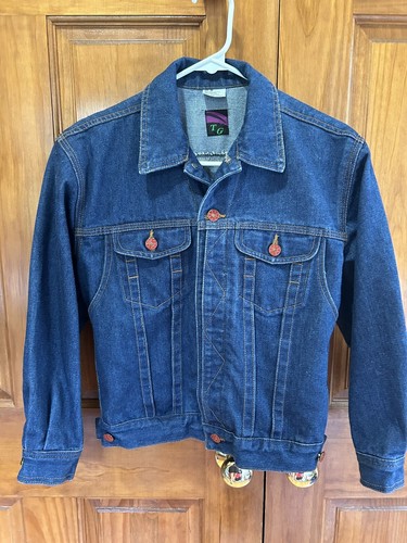 Vtg 80s Fly Boys TG Denim Jean Jacket Size M unisex youth? pilot aviator patch - Picture 3 of 11