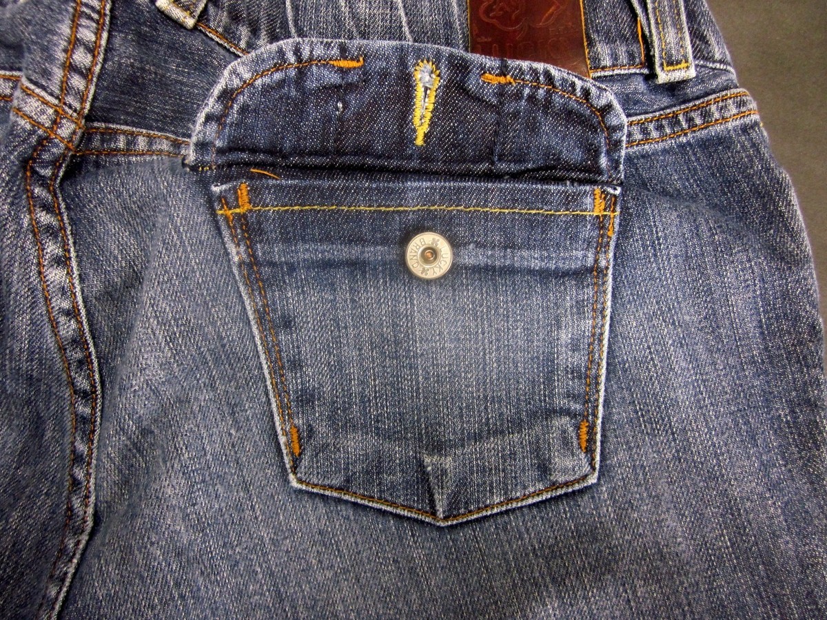 LUCKY LIL MAGGIE MATERNITY WOMEN'S (M) W36 L32 BOOT FLAP POCKET