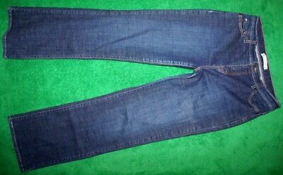 Women's Levi's Perfectly Slimming 512 Boot Cut Blue Jeans Button Flap 12 (32/32)