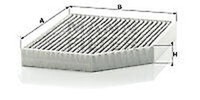 CUK 2450 Mann-Filter Innenraumluftfilter FüR Audi, Audi (Faw), Porsche