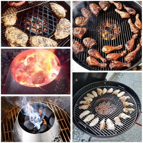 Vielseitiger BBQ Whirlpool für Holzkohlegrills - Steigert Wärme- & Holzkohleeffizienz - Bild 8 von 11