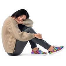 Women  s lace-up canvas shoes