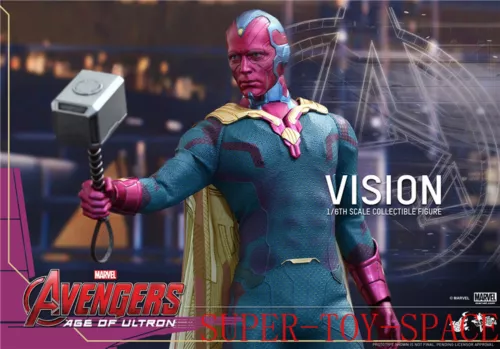 Hot Toys 1/6 MMS296 Avengers 2-Age of Ultron-Vision Todo-Nuevo En Stock