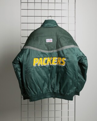 GREEN BAY PACKERS JACKET - Logo Athletic 63388 L NFL Vintage