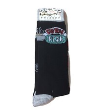 HYP Friends TV Show 2 Pair Pack Men  s Novelty Crew Socks Size 10-13 New AR198