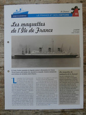 PAQUEBOT FRANCE 4 Pages / LES