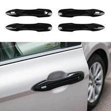 Gloss Black Door Handle Cover Trim Accessories For Toyota Camry 2018 -2025