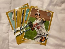 2021 Topps Series 1 Orioles 5x7 1986 Jumbo Gold Edition #04/10 TEAM SET
