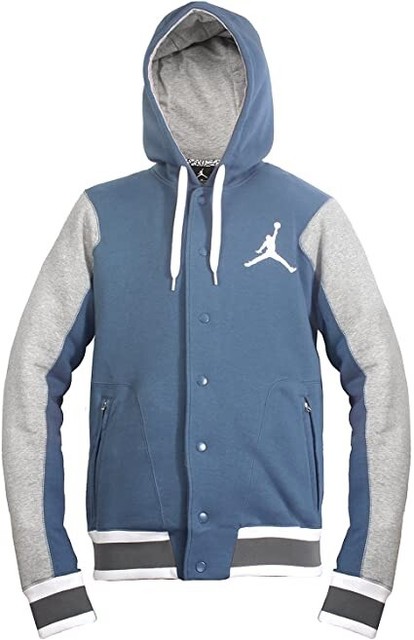 jordan button up jacket