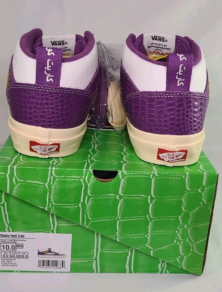 【新品未使用】Vans Half Cab Crown Purple 10.0 Vans Skate Half Cab Skateboarding Shoe – No Comply Skateshop