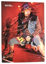 WHITE ZOMBIE / ROB ZOMBIE LIVE / MAGAZINE FULL PAGE MAGAZINE PINUP CLIPPING (1)