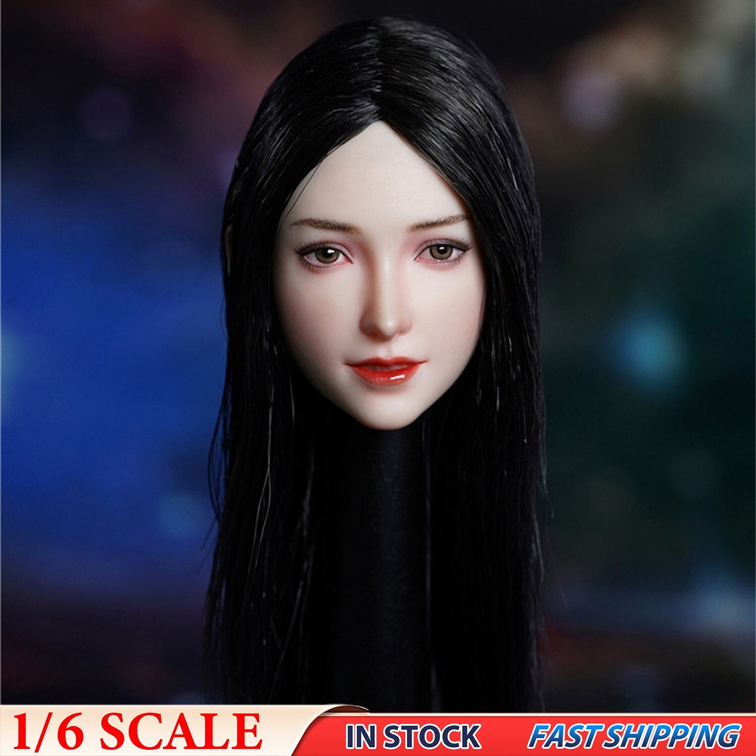 1/6 Scale Model Girl Female Head Sculpt 12in Hot Toys Phicen Body ...
