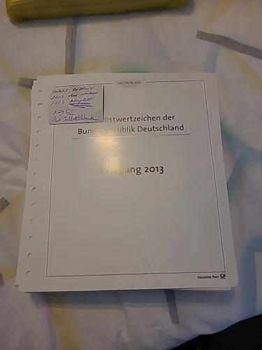 Germany Exclusive Complete FDC S First Day Covers 2013 FRG With Self Adhesive