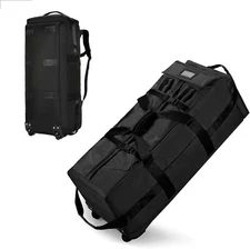 Large Duffel Backpack with Wheels 79L Foldable Rolling Bag Expandable Luggage