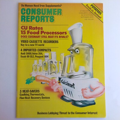 Consumer Reports September 1978 Potatoes Fresh Versus Instant Do Women Need Iron
