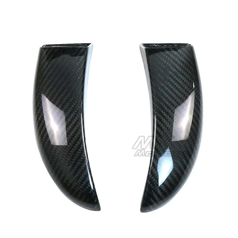 Radiador pinza delantera universal de fibra de carbono estilo GP para DUCATI / KAWASAKI & BMW Foto 3 de 4