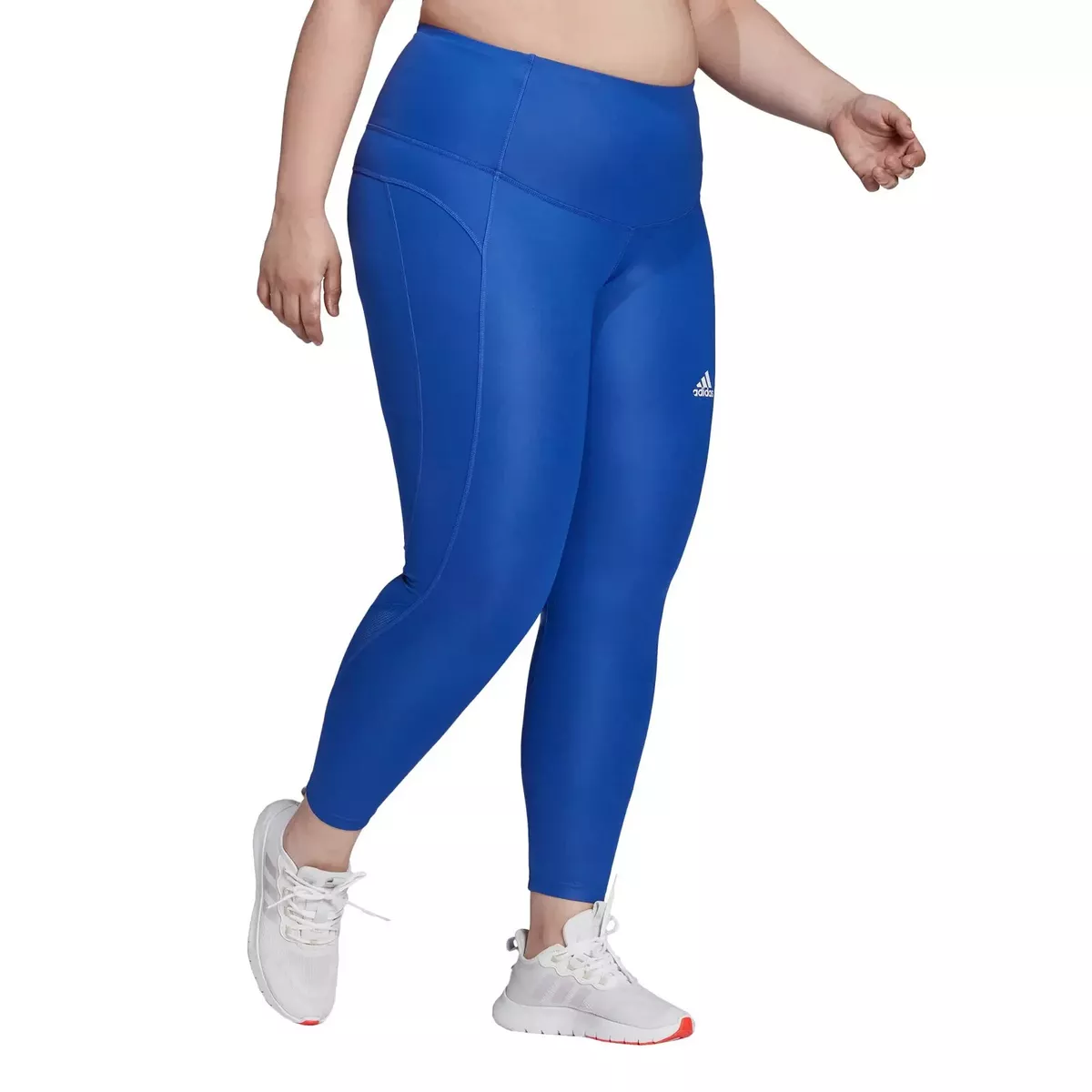 Adidas Women's Royal Blue FEELBRILLIANT AeroReady 7/8 Leggings, Size 2X