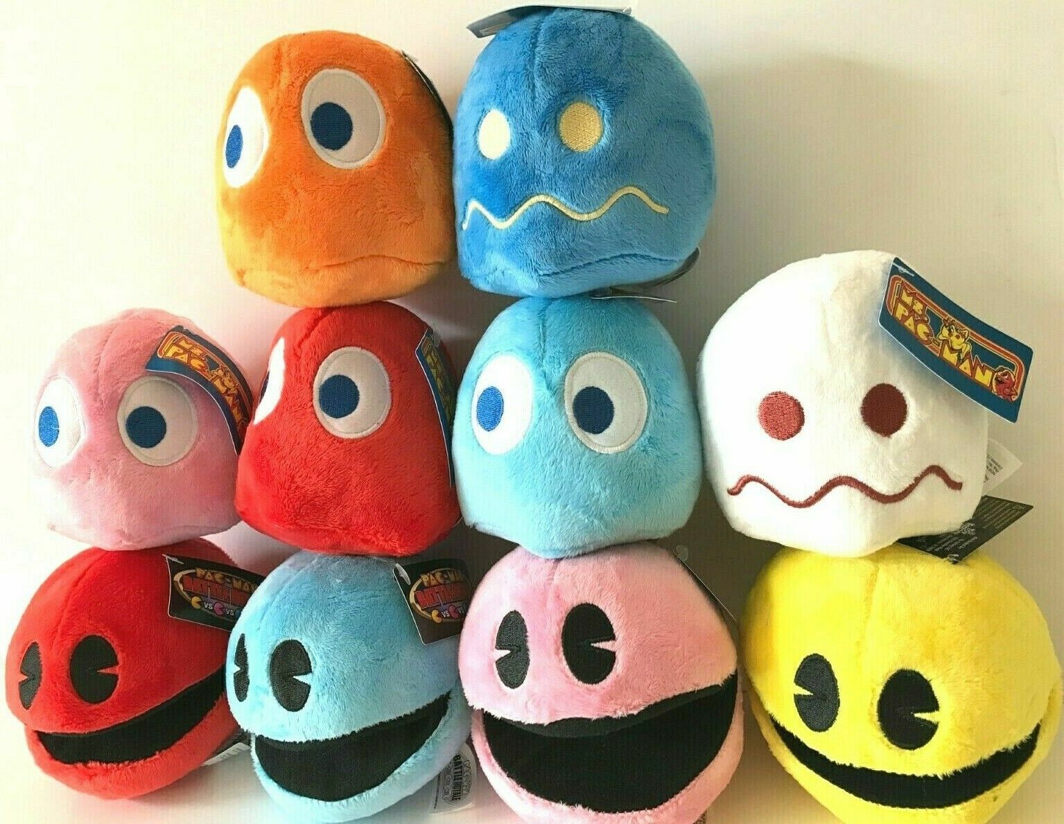 ?????? SET of 10 Pac-Man Plush Set 5 
