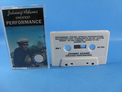 Johnn Adams Greatest Performance Ace Records Cassette